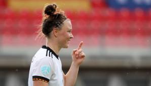 Marina Hegering ist im DFB-Kader nicht der klassische Superstar, aber sie wird eine wichtige, vielleicht sogar die wichtigste Rolle einnehmen.