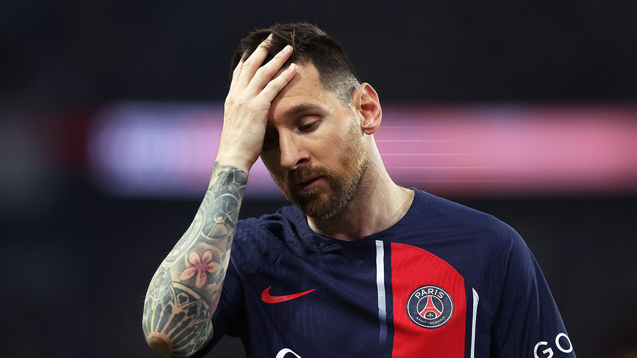 Lionel Messi hatte bei Paris Saint-Germain auch mit Problemen zu kämpfen.
