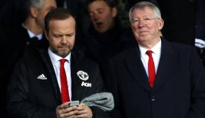 Ed Woodward (l.) zusammen mit Uniteds Trainer-Legende Sir Alex Ferguson.