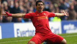 Platz 13: u.a. Luis Suarez (FC Liverpool) - 69 Tore