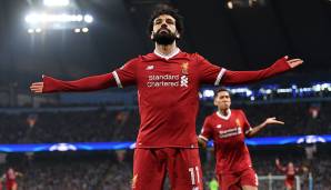 Platz 16: Mohamed Salah (FC Liverpool) - 65 Tore