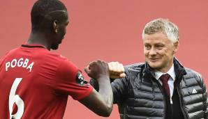 Allen Grund zur Freude: Manchester United ist mit Ole Gunnar Solskjaer und dank der Renaissance von Paul Pogba erstmals seit 2017 wieder Tabellenführer der Premier League.