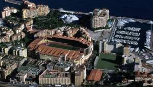 Stade Louis II: Die Spielstätte der AS Monaco liegt direkt am Yachthafen.