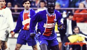 GEORGE WEAH (von 1992 bis 1995 bei PSG): Der Liberier gilt als einer der besten afrikanischen Spieler aller Zeiten und wurde 1995 als einziger Afrikaner mit dem Ballon d’Or ausgezeichnet. Im selben Jahr heuerte er beim AC Milan an.
