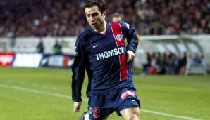 PAULETA (von 2003 bis 2008 bei PSG): In seiner ersten Saison sicherte er dem Hauptstadtklub den ersten Titel seit sechs Jahren (Coupe de France), was ihn bei den Fans unsterblich machte. Mit 109 Treffern auf Platz drei der ewigen Torschützen.