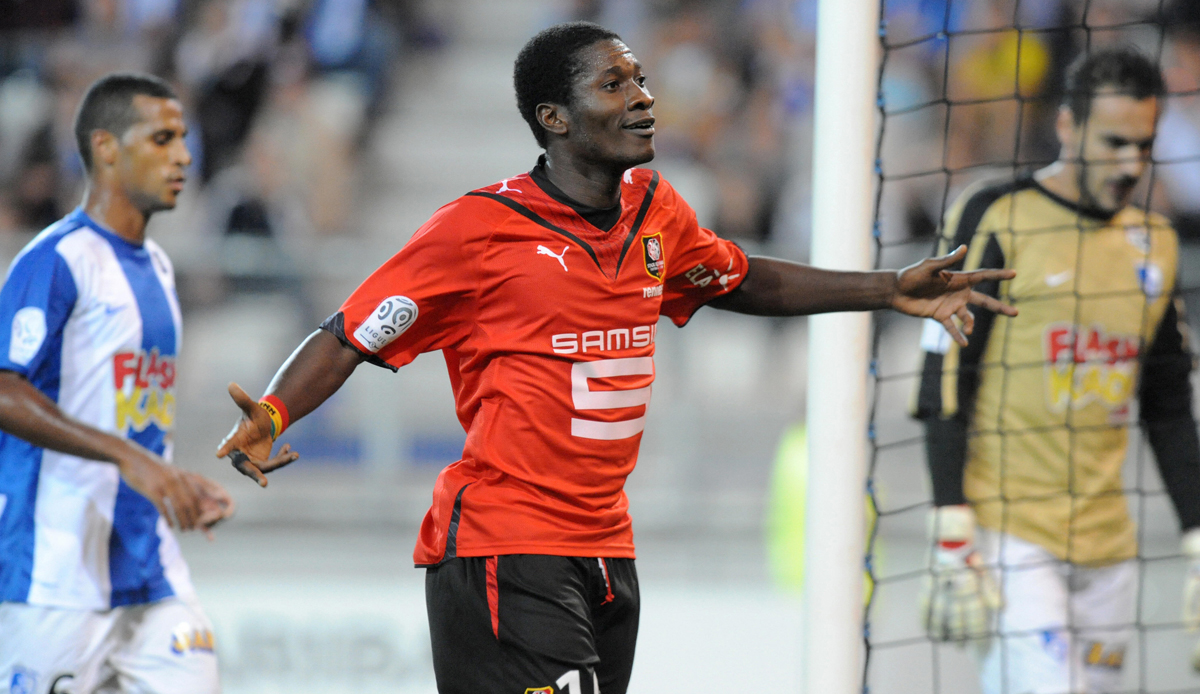 ASAMOAH GYAN: Absolvierte zwischen 2008 und 2010 53 Spiele für Stade Rennes