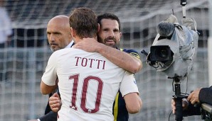 Francesco Totti spielt seine letzte Saison im Trikot des AS Roms