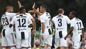 Cristiano Ronaldo traf gleich in seinem ersten Spiel für Juventus Turin.