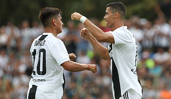Cristiano Ronaldo und Paulo Dybala wurden nach dem ersten gemeinsamen Auftritt bei Juve bereits in das Duo "Batman und Robin" umgetauft.