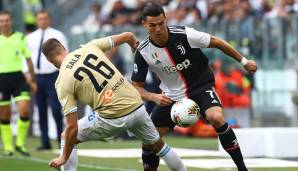 Cristiano Ronaldo erzielte gegen SPAL das 2:0 für Juventus.