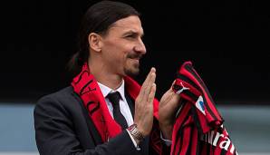 Zlatan Ibrahimovic bleibt zunächst bis zum Saisonende beim AC Milan.