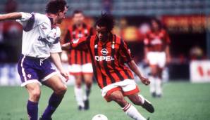Edgar Davids (AC Milan - 1996-98 / Juventus Turin - 1998-2004 / Inter Mailand - 2004-05).