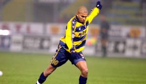 MARCIO AMOROSO | Position: Mittelsturm | 52 Pflichtspiele für Parma Calcio zwischen 1999 und 2001 | Tore: 18 | Torvorlagen: 0
