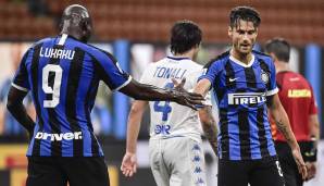 Starker Auftritt: Romelu Lukaku und Antonio Candreva gewannen mit Inter Mailand deutlich gegen Brescia.