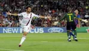 Alexandre Pato nach seinem wohl berühmtesten Tor: Dem Treffer nach nur 24 Sekunden gegen den FC Barcelona.
