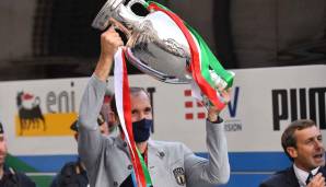 Europameister Giorgio Chiellini bleibt Juventus Turin erhalten.