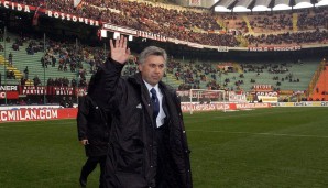 Nach Capello folgte eine Durststrecke von sechs Jahren, ehe mit Ex-Profi Carlo Ancelotti (Trainer von 2001 bis 2009) der Erfolg zurückkehrte. 2002/03 gewann Milan den italienischen Pokal und zum sechsten Mal die Champions League.