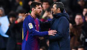 Ernesto Valverde coachte Lionel Messi über zwei Jahre beim FC Barcelona.