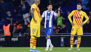 Wu Lei traf gegen den FC Barcelona zum 2:2-Ausgleich.