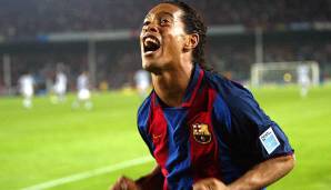Ronaldinho (2003 bis 2008): War der entscheidende Spieler beim Champions-League-Sieg 2006, widmete sich aber anschließend hauptsächlich dem Nachtleben.