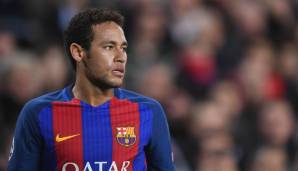 Platz 1 | Neymar | Gewinn: 133,8 Millionen Euro für FC Barcelona | Gekauft von FC Santos (88,2 Million Euro) | Verkauft an Paris Saint-Germain (222 Millionen Euro)
