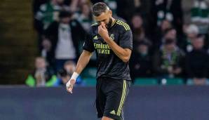 Benzema musste gegen Celtic verletzt ausgewechselt werden.