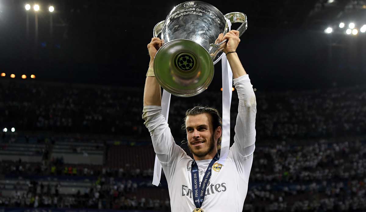 Platz 2: Gareth Bale (101 Mio. Euro, Tottenham Hotspur, 2014) - Zum zweiten Mal innerhalb von fünf Jahren brach Real Madrid den eigenen Transferrekord, für Gareth Bale überwiesen die Spanier 101 Millionen Euro an Tottenham.