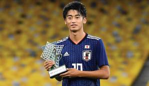 JUN NISHIKAWA (17 Jahre, Japan): Der Flügelspieler ist zwar eigentlich eher mit dem linken Fuß unterwegs, fühlt sich aber besonders auf der rechten Offensivseite wohl, wo er in klassicher Arjen-Robben-Manier seine Tore macht.