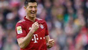 Robert Lewandowski vermied ein Bekenntnis zum FC Bayern nach dem Gewinn der Deutschen Meisterschaft am Samstag.