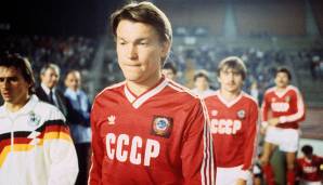 Oleg Blokhin gewann mit Dynamo Kiew zweimal den Europapokal der Pokalsieger und einmal den Ballon d'Or.
