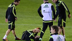 Im Training der spanischen Nationalmannschaft hat sich Javi Martinez am Knie verletzt