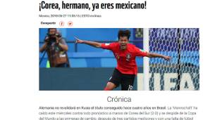 MEXIKO - Esto: "Südkorea, Bruder, du bist schon Mexikaner. Drei mittelmäßige Partien, den Deutschen fehlte es klar an Fußball."