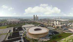 Lusail. Benannt ist das Stadion nach der Retortenstadt, die 15 Kilometer entfernt von Doha förmlich aus dem Wüstenboden gestampft worden ist.