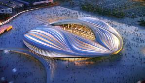 Al Wakrah Stadium in Al Wakrah (Kapazität: 40.000): Die futuristische Arena (auch Al Janoub Stadium genannt) spielt auf Al Wakrahs Seefahrtsgeschichte an.