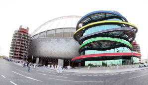 Khalifa International Stadium in Doha (Kapazität: 40.000): Dieses Stadion gab es schon, es wurde lediglich erneuert. Es gilt als Katars berühmtestes Stadion. Es steht seit 1976.