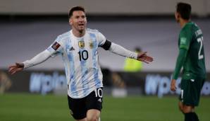 Lionel Messi traf für Argentinien gegen Bolivien.