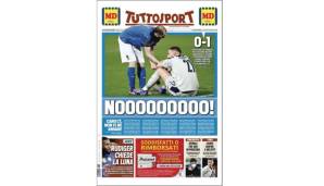 Tuttosport: "Blauer Albtraum! Mancini-K.o. gegen Mazedonien und raus aus der WM."