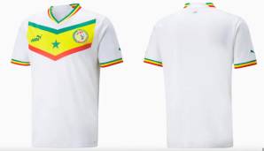 SENEGAL (Heimtrikot): Auch der Gewinner des Afrika-Cups ist bei der diesjährigen WM dabei. Senegal, das das Turnier bereits 2002 mit einem Sieg über den amtierenden Weltmeister Frankreich eröffnet hat, hofft etwa 20 Jahre später auf ähnliche Heldentaten.