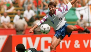 WM 1994: OLEG SALENKO (Russland / 6 Tore in 3 Spielen / Aus in der Gruppenphase)