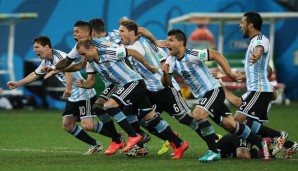 Die Argentinier setzten sich im WM-Halbfinale von 2014 gegen die Niederlande via Elfmeterschießen durch.