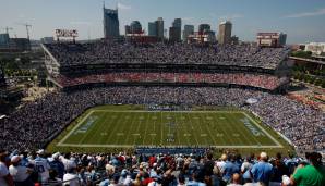 Nashville, Tennessee, Nissan Stadium: Bis zu 69,143 Plätze I Eröffnung: 1999 I Kosten: 290 Millionen Dollar I Heimstätte der Tennessee Titans