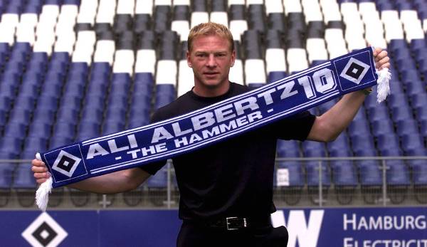 JÖRG "ALI" ALBERTZ: Von 1993 bis 1996 eine wichtige Größe beim HSV, ehe er nach Glasgow ging. 2001 kehrte der Mittelfeldspieler wieder nach Hamburg zurück - um mit durchwachsenen Leistungen zum 10-Millionen-Flop zu mutieren. 2003 zog es ihn nach China.