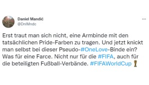 DFB, One Love, Kapitänsbinde, Regenbogen, Deutschland, FIFA, Manuel Neuer, Harry Kane