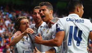PLATZ 5 - Real Madrid (Champions-League-Sieger 2017): 10,2 Prozent aller abgegebenen Stimmen.