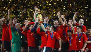 PLATZ 6 - Spanische Fußball-Nationalmannschaft der Männer (Weltmeister 2010, Europameister 2012): 8,5 Prozent aller abgegebenen Stimmen.