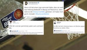 Basketball-Bundesliga-Boss Stefan Holz hat erklärt, dass beim anstehenden BBL-Turnier ähnliche Protestaktionen gegen Rassismus wie zuletzt in der Fußball-Bundesliga verboten sind. Das hat zu heftigen Reaktionen geführt.