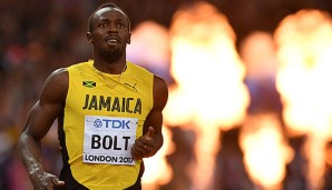 Usain Bolt bestritt bei der WM in London sein letztes 100-Meter-Rennen