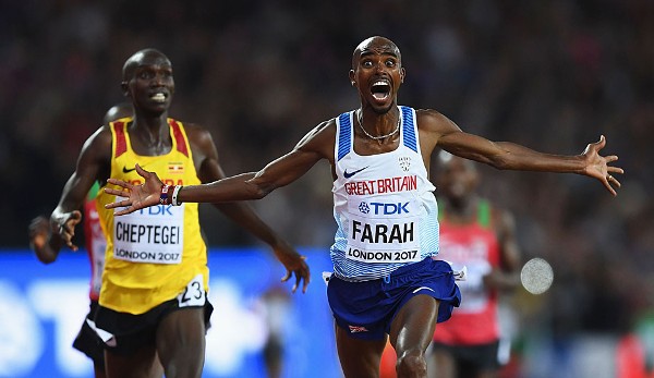 Platz 5, Mo Farah (Vereinigtes Königreich): Von 2011 bis 2017 gewann der Langstreckenläufer insgesamt 7 Medaillen (6x Gold, 1x Silber)