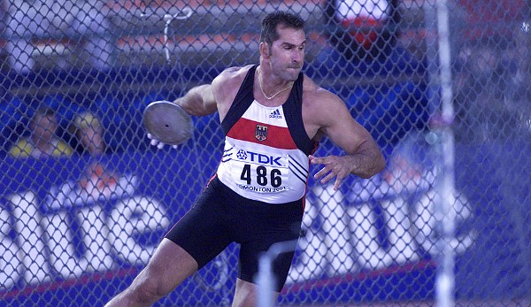 Platz 9, Lars Riedel (Deutschland): Von 1991 bis 2001 gewann der Diskuswerfer insgesamt 6 Medaillen (5x Gold, 1x Bronze)