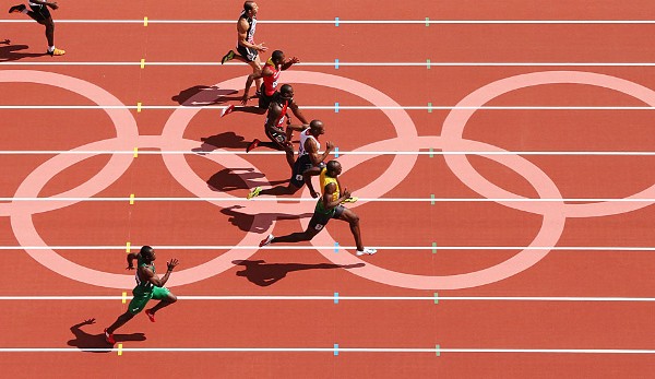 5. August 2012, London, Olympische Spiele: Das 100-m-Finale an der Themse wird das wohl populärste Ereignis der olympischen Geschichte - weltweit verfolgen geschätzte zwei Milliarden Menschen das Rennen